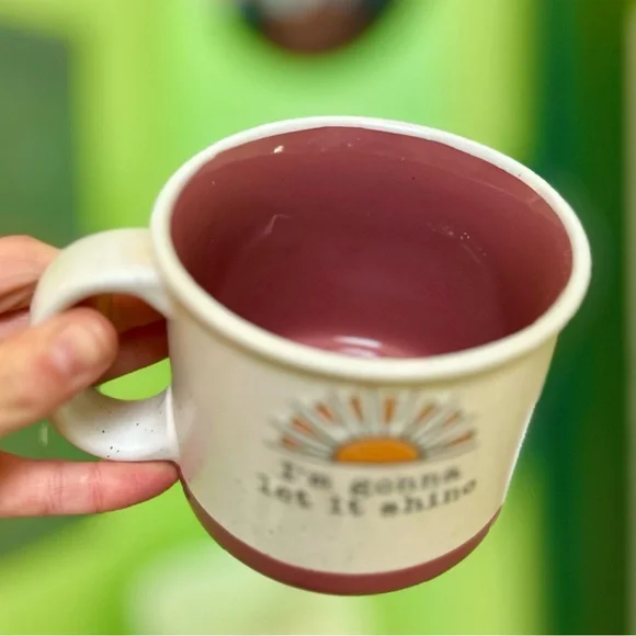 Bohemian Chic Sun Let It Shine Positive Ceramic Kitchen Coffee Tea Mug Cup - Picture 2 of 5